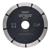 Fugefræserklinge 125 mm. 8.0T